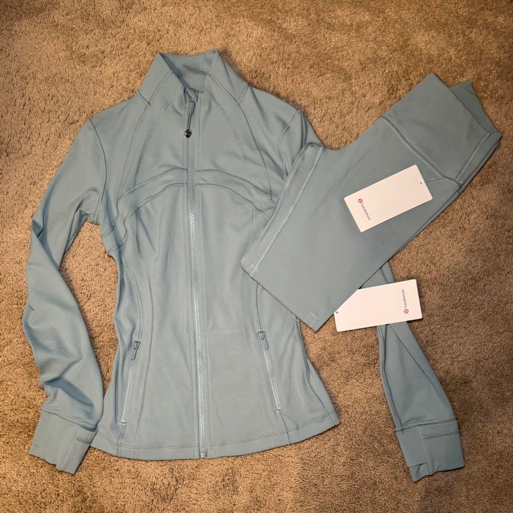 lululemon athletica Light Blue Track Suit